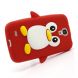 Силиконовая накладка Deexe Penguin Series для Samsung Galaxy S4 (i9500) - Red. Фото 3 из 8