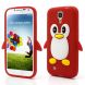 Силиконовая накладка Deexe Penguin Series для Samsung Galaxy S4 (i9500) - Red. Фото 1 из 8