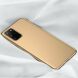 Силиконовый чехол X-LEVEL Matte для Samsung Galaxy S20 Plus (G985) - Gold. Фото 1 из 9