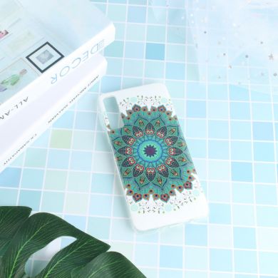 Силиконовый (TPU) чехол Deexe Life Style для Samsung Galaxy A7 2018 (A750) - Mandala Flower