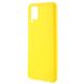 Силиконовый (TPU) чехол Deexe Matte Case для Samsung Galaxy M12 (M125) - Yellow. Фото 2 из 8