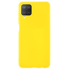 Силіконовий (TPU) чохол Deexe Matte Case для Samsung Galaxy M12 (M125) - Yellow