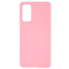 Силиконовый (TPU) чехол Deexe Matte Case для Samsung Galaxy S20 FE (G780) - Pink