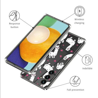 Силиконовый (TPU) чехол Deexe Pretty Glossy для Samsung Galaxy A35 (A356) - Pandas
