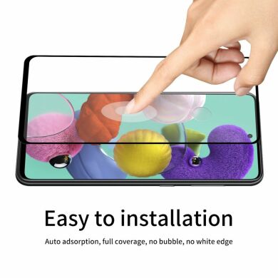 Защитное стекло HAT PRINCE Full Glue Cover для Samsung Galaxy A51 (А515) - Black