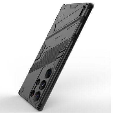 Захисний чохол Deexe Bibercas для Samsung Galaxy S23 Ultra - Black
