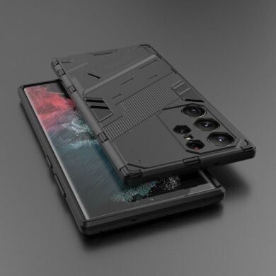 Защитный чехол Deexe Bibercas для Samsung Galaxy S23 Ultra - Black