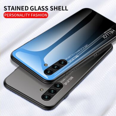 Защитный чехол Deexe Gradient Color для Samsung Galaxy A13 5G - Black / Blue
