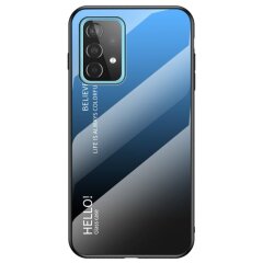 Защитный чехол Deexe Gradient Color для Samsung Galaxy A52 (A525) / A52s (A528) - Black / Blue