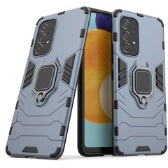 Захисний чохол Deexe Hybrid Case для Samsung Galaxy A53 - Dark Blue