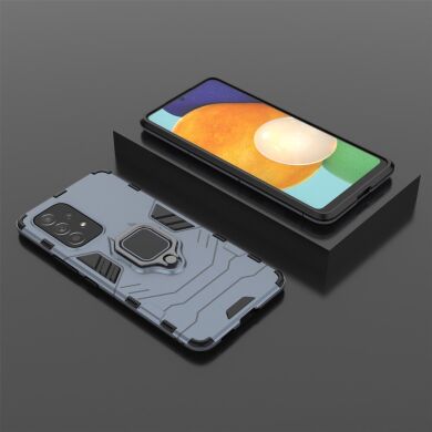 Защитный чехол Deexe Hybrid Case для Samsung Galaxy A53 - Dark Blue
