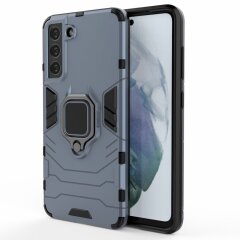 Защитный чехол Deexe Hybrid Case для Samsung Galaxy S21 FE (G990) - Blue