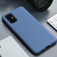 Защитный чехол IPAKY Matte Case для Samsung Galaxy S20 Plus - Blue