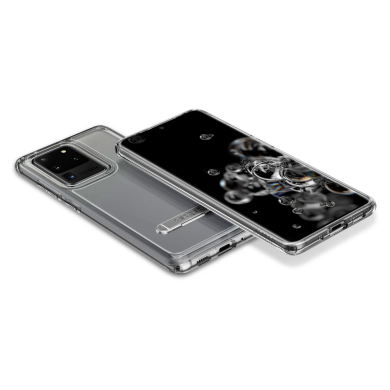 Защитный чехол Spigen (SGP) Ultra Hybrid S для Samsung Galaxy S20 Ultra (G988) - Crystal Clear