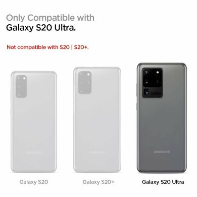 Захисний чохол Spigen (SGP) Ultra Hybrid S для Samsung Galaxy S20 Ultra (G988) - Crystal Clear