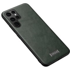 Захисний чохол SULADA Leather Case для Samsung Galaxy S22 Ultra - Green