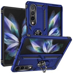 Защитный чехол Deexe Armor Case (FF) для Samsung Galaxy Fold 4 - Blue