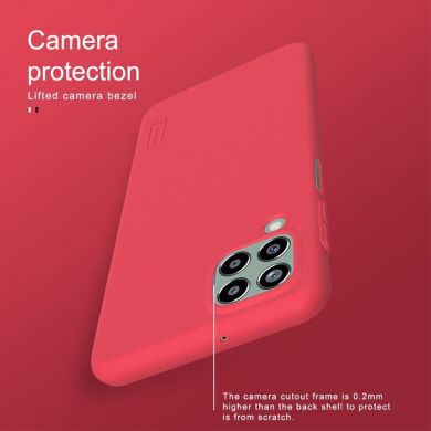 Пластиковый чехол NILLKIN Frosted Shield для Samsung Galaxy M33 (M336) - Red