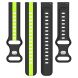 Ремешок Deexe Sport Strap для часов с шириной крепления 20мм - Black / Lime. Фото 5 из 5