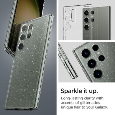 Защитный чехол Spigen (SGP) Liquid Crystal Glitter для Samsung Galaxy S23 Ultra (S918) - Crystal Quartz