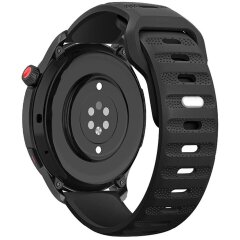 Ремінець Deexe Dot Texture для годинників з шириною кріплення 20 мм - Black