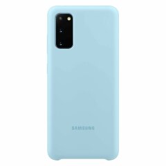 Чехол Silicone Cover для Samsung Galaxy S20 (G980) EF-PG980TLEGRU - Sky Blue