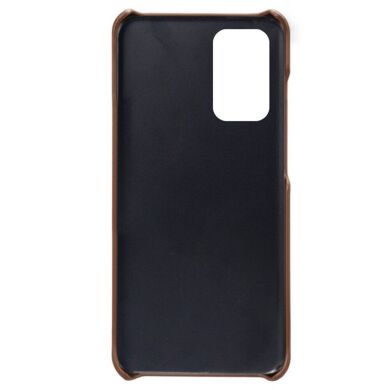 Защитный чехол Deexe Leather Back Cover для Samsung Galaxy A23 (A235) - Brown