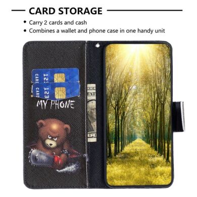 Чехол-книжка Deexe Color Wallet для Samsung Galaxy A34 (A346) - Bear