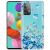 Силиконовый (TPU) чехол Deexe Pretty Glossy для Samsung Galaxy A23 (A235) - Blue Flower