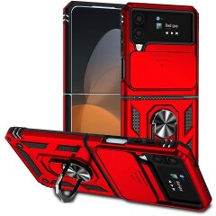 Захисний чохол Deexe Armor Shield (FF) для Samsung Galaxy Flip 4 - Red