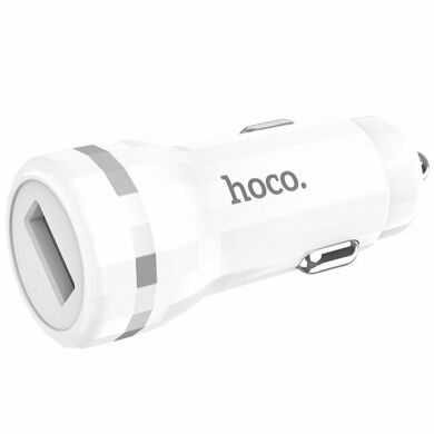 Автомобильное зарядное устройство Hoco Z27A Staunch QC3.0 (3A) - White
