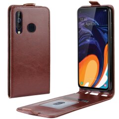 Чехол Deexe Flip Case для Samsung Galaxy A60 (A605) - Brown