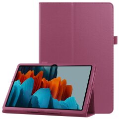 Чехол Deexe Folder Style для Samsung Galaxy Tab S7 Plus (T970/975) / S8 Plus (T800/806) - Purple