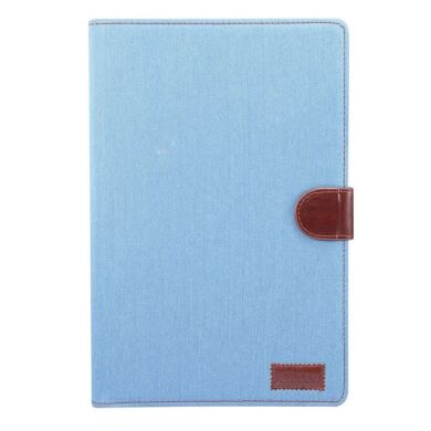 Чехол Deexe Jeans Style для Samsung Galaxy Tab S7 (T870/875) / S8 (T700/706) - Baby Blue