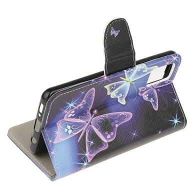 Чехол-книжка Deexe Color Wallet для Samsung Galaxy A31 (A315) - Purple Butterflies