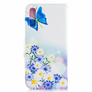 Чехол-книжка Deexe Color Wallet для Samsung Galaxy A50 (A505) / A30s (A307) / A50s (A507) - Butterfly and Flowers
