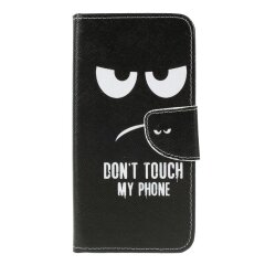 Чехол-книжка Deexe Color Wallet для Samsung Galaxy M10 (M105) - Do Not Touch My Phone