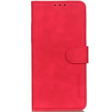 Чехол-книжка KHAZNEH Retro Wallet для Samsung Galaxy S23 Plus - Red