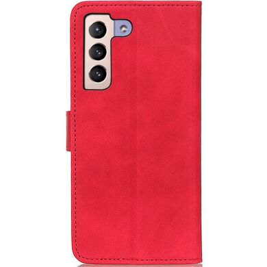 Чехол-книжка KHAZNEH Retro Wallet для Samsung Galaxy S23 Plus - Red