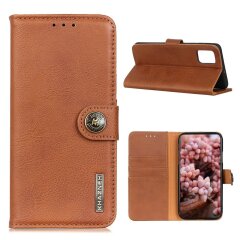 Чохол-книжка KHAZNEH Leather Wallet для Samsung Galaxy S20 FE (G780) - Brown