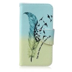 Чехол-книжка UniCase Life Style для Samsung Galaxy S6 (G920) - Feather Pattern B