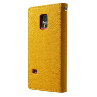 Чехол Mercury Cross Series для Samsung Galaxy S5 mini (G800) - Yellow