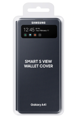 Чехол S View Wallet Cover для Samsung Galaxy A41 (A415) EF-EA415PBEGRU - Black