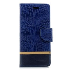 Чехол UniCase Croco Wallet для Samsung Galaxy A7 2018 (A750) - Blue