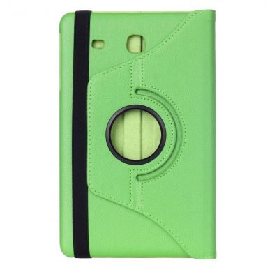 Вращающийся чехол Deexe Rotation для Samsung Galaxy Tab E 9.6 (T560/561) - Green