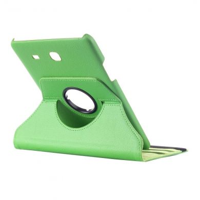 Чохол з обертальним механізмом Deexe Rotation для Samsung Galaxy Tab E 9.6 (T560/561) - Green