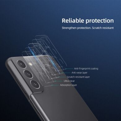 Комплект защитных пленок (2шт) на камеру NILLKIN InvisiFilm для Samsung Galaxy S21 (G991)