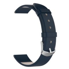 Ремінець Deexe Leather Strap для Samsung Galaxy Watch 42mm / Watch 3 41mm - Dark Blue