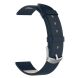 Ремешок Deexe Leather Strap для Samsung Galaxy Watch 42mm / Watch 3 41mm - Dark Blue. Фото 1 из 4