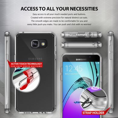 Защитный чехол RINGKE Fusion для Samsung Galaxy A3 2016 (A310) - Smoke Black